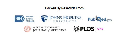 Backed by research from NIH, Johns Hopkins University, PubMed, New England Journal of Medicine, PLOS ONE